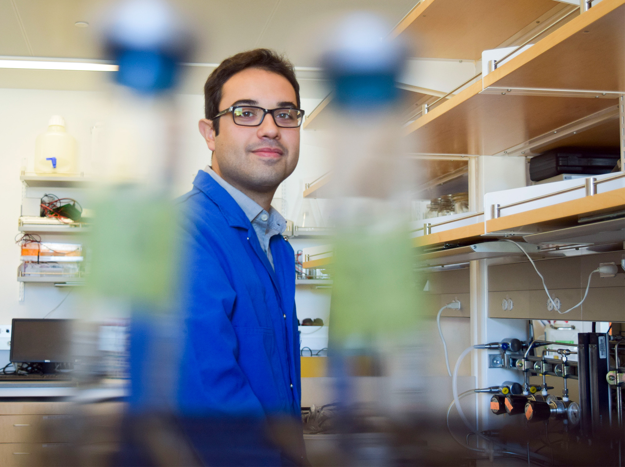 A researcher in a lab