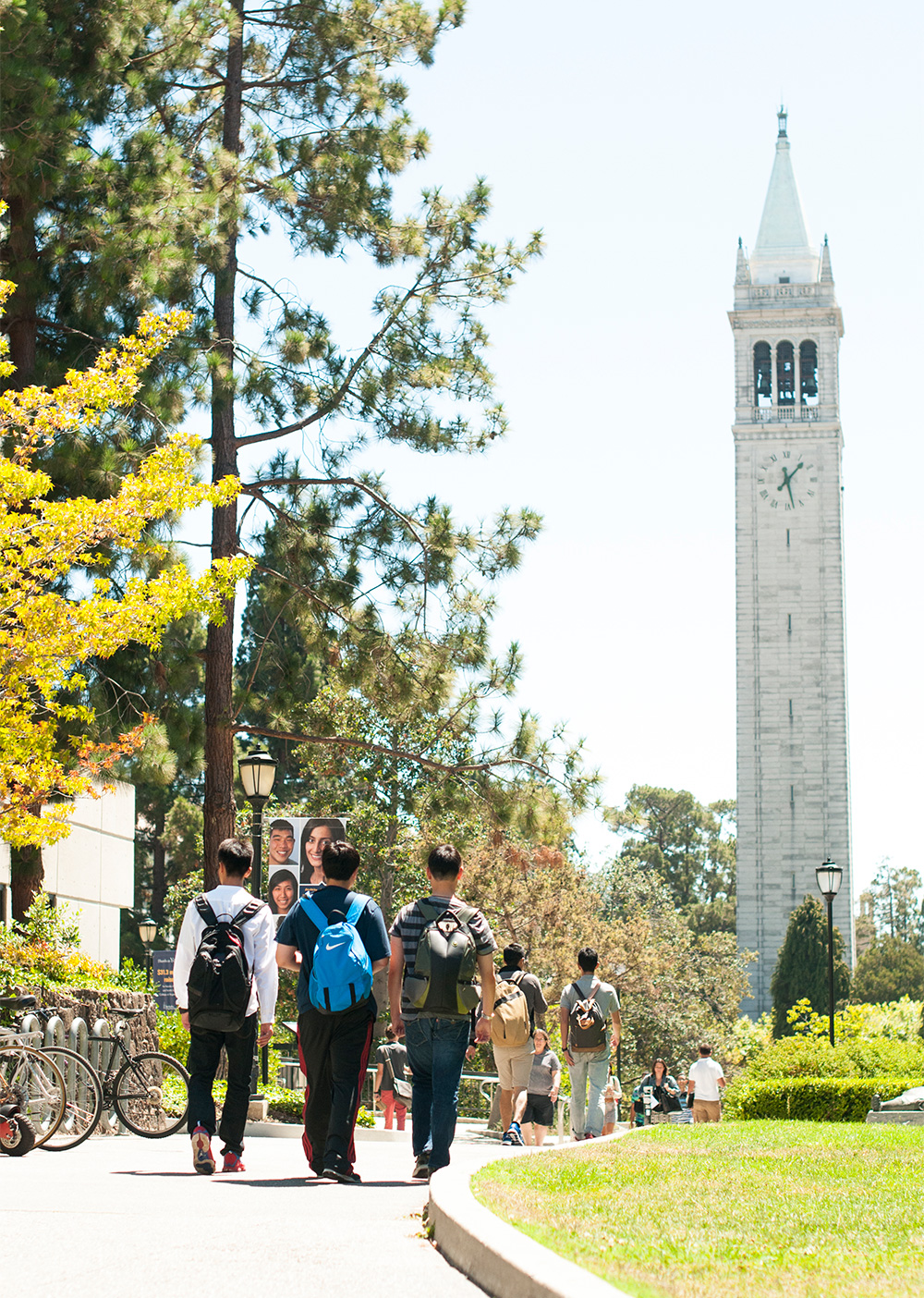 The campanile on the UC Berkeley campus.