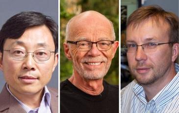 A composite photo showing headshots of three people: Sheng Luan, John Taylor, and Igor Grigoriev.