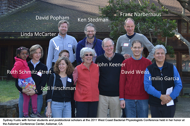 Kustu group at Asilomar -- former students and postdocs