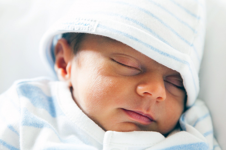 Newborn infant. 